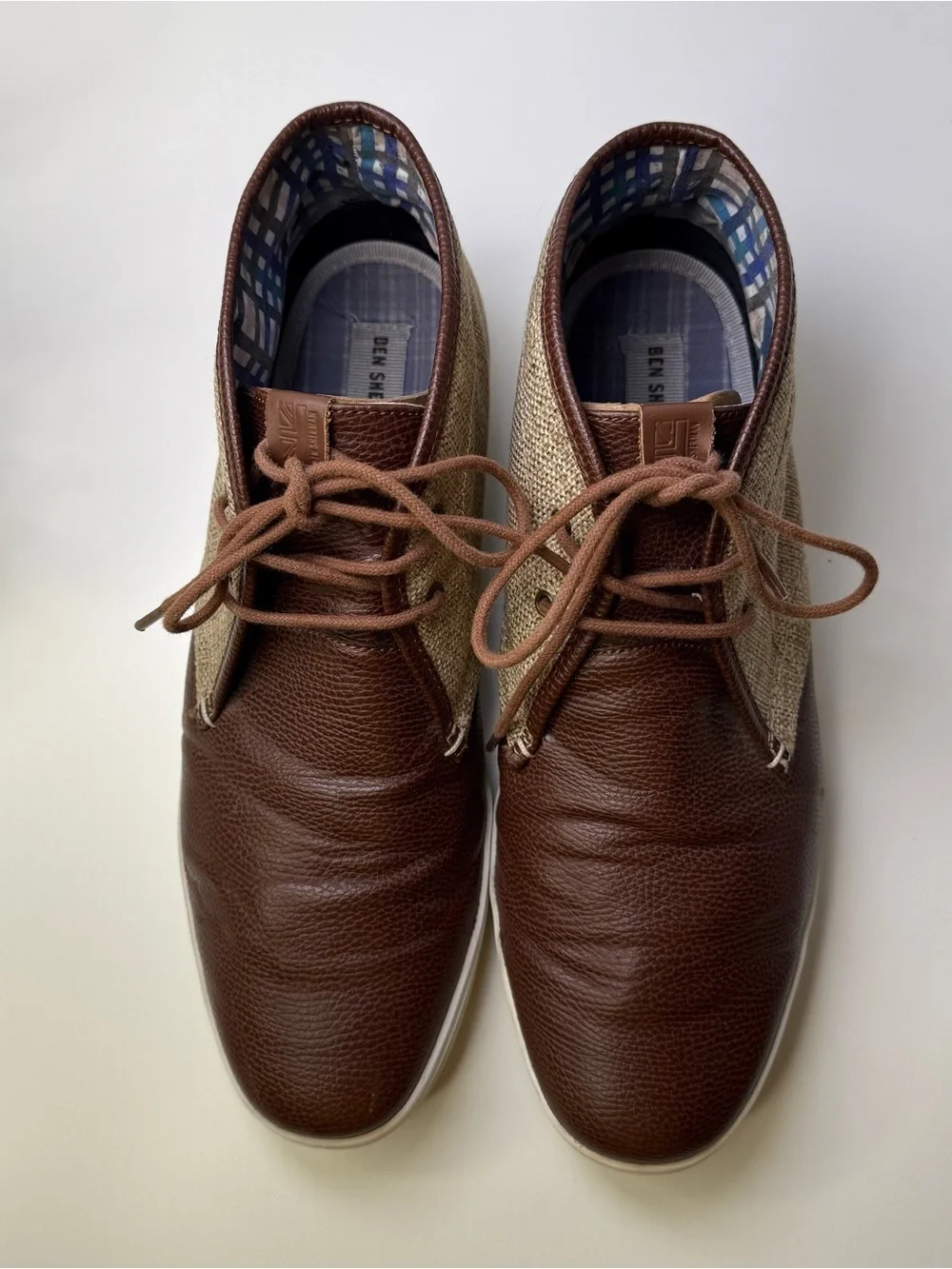 Ben Sherman Canvas and Pebble Vance Chukkas in Brown Men’s Size 12